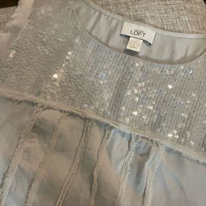 Loft top sequins